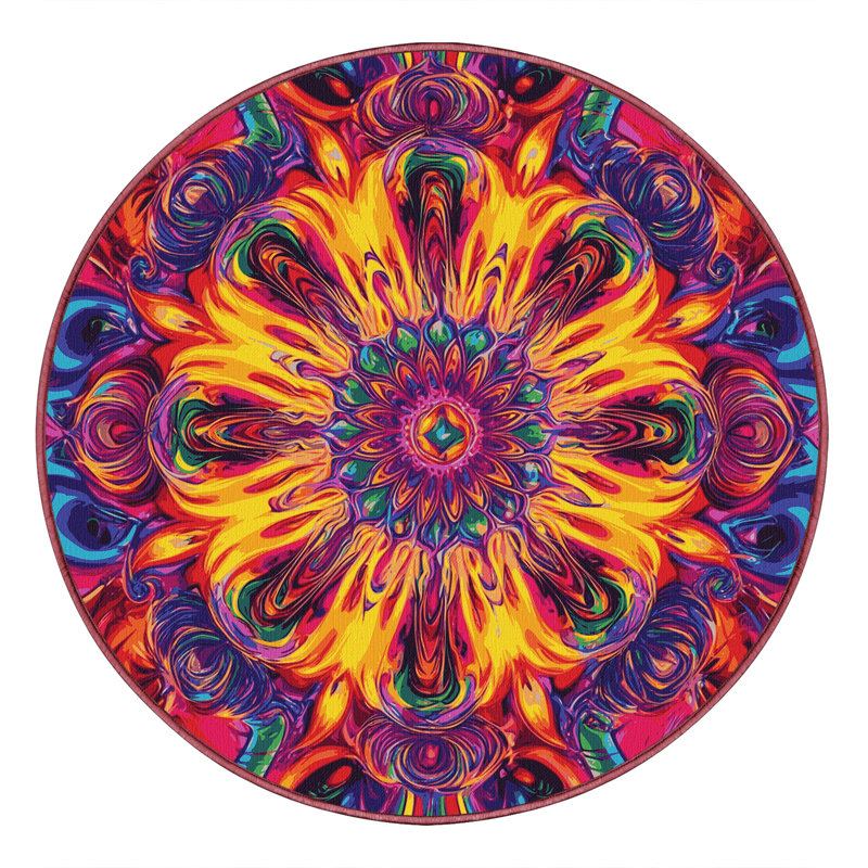 Tapis Psyche Wave, Rond 3 pi