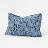 Crochet Blue Lumbar Cushion 35 X 53Cm