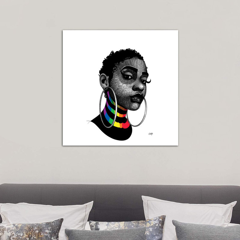 On Stripes 1 by Ohab TBJ - Wrapped Canvas Print, 66.04 cm H x 66.04 cm W x 3.175 cm D