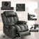 Latitude Run Lay Flat Dual Motor Power Lift Recliner Chair with Vibrating Massage and Heating, Infinite Position, 2 Remote Control, and Side Pockets, USB Ports, Faux Leather