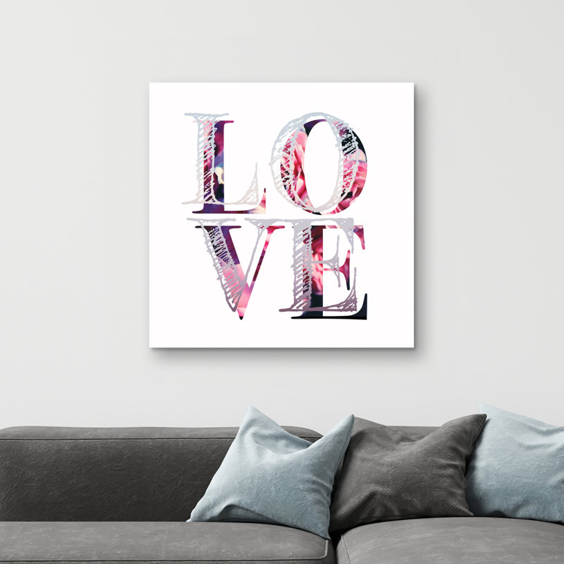 Love bloom - 32"x32" art on canvas