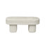 Chenille Upholstered Bench