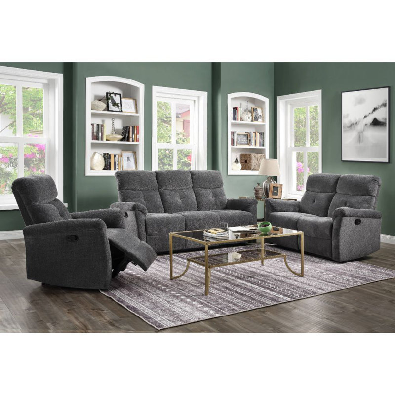 Avalbane 76'' Upholstered Reclining Sofa