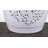 Tree of Life 18" Traditional White Floral Chinoiserie Ceramic Drum Garden Stool, Pierced Indoor/Outdoor Patio Seat & Side Table