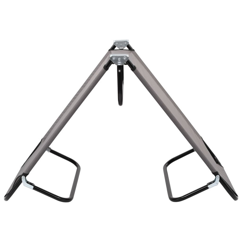 Natchez Folding Sunlounger Outdoor Cot, Gray