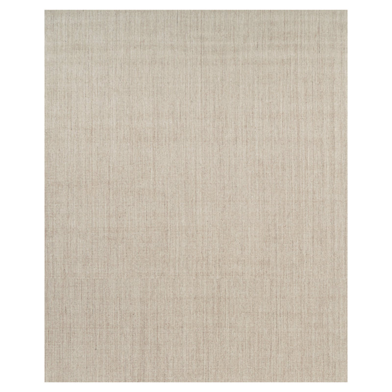 Rug & Kilim’S Oversized Modern Textural Solid Rug In Beige Tones And Striae