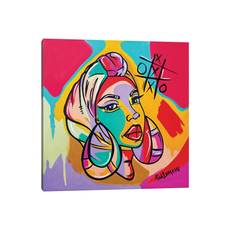 " Mali " by Pinklomein Painting Print, 12" H x 12" W x 0.75" D