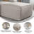 Bridgetown Contemporary Modular Sectional Sofa Ottoman-144295087