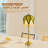 Vintage Table Lamp With Beaded Shade, 3 Color Temperatures, Green And Gold, Victorian Style