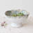 Large Stoneware Footed Bowl With Speckled Glaze