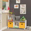 Banc de rangement rembourré pour enfants RiverRidge