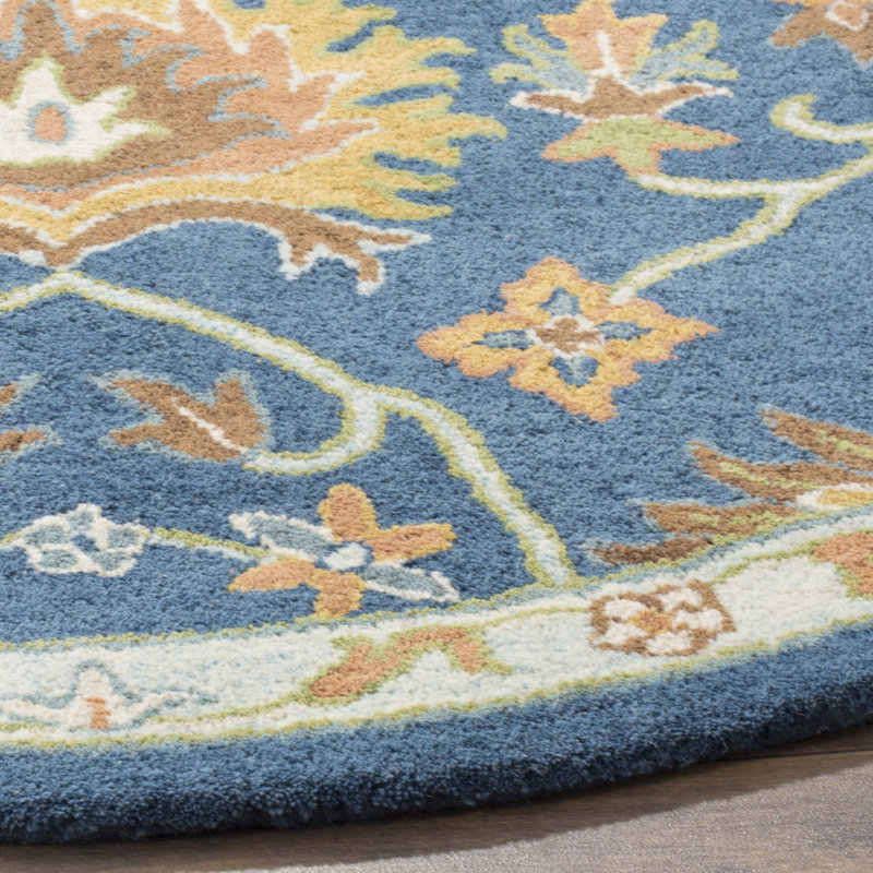 Cranmore Hand Tufted Wool Oriental Rug, Round 6'