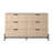 Asho Reeded 6-Drawer Double Dresser-1784143374