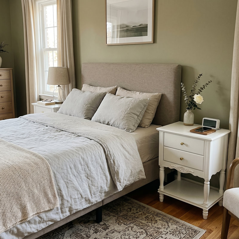 2 Drawer Nightstand 2 Set