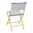 Three Piece Folding Set in PE Rattan with Metal Frames for Indoor and Outdoor Use-87817240