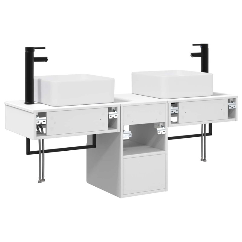 Bathroom Furniture Suite, High Gloss White