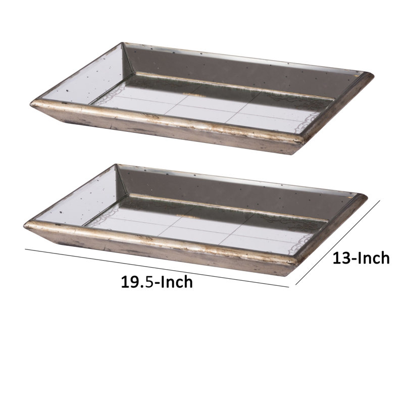 Plateau de coiffeuse à miroir Korth