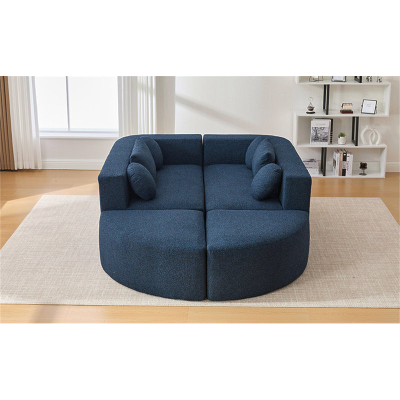 Canapé modulaire Boneless Couch, Bleu