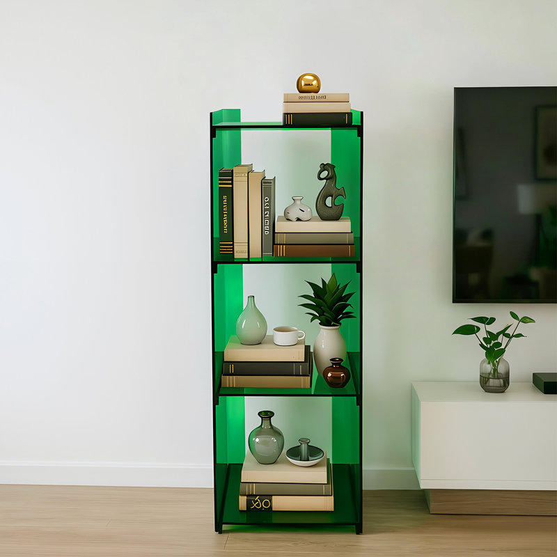 Organisateur de rangement en acrylique sur 3 niveaux pour la chambre à coucher et le bureau