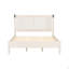 Grand lit en bois massif, support robuste de 500 lb, aucun sommier requis-611370448-611370449