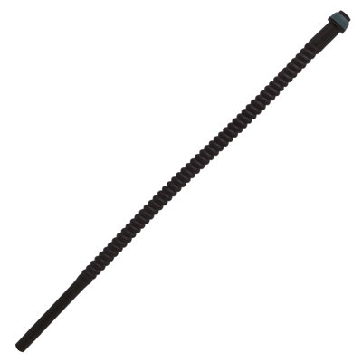 Robinet ondulé de 5/8 po x 3/8 po x P 15 po ou conduite d'alimentation de toilette avec robinet d'arrêt à angle de 1/4 de tour