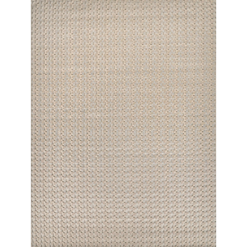 Monroe Wool Geometric Area Rug in Beige, Rectangle 8' x 10'