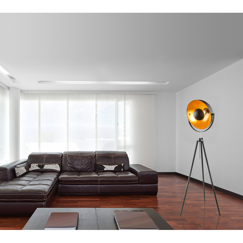 Alicante 179cm Tripod Floor Lamp, Black