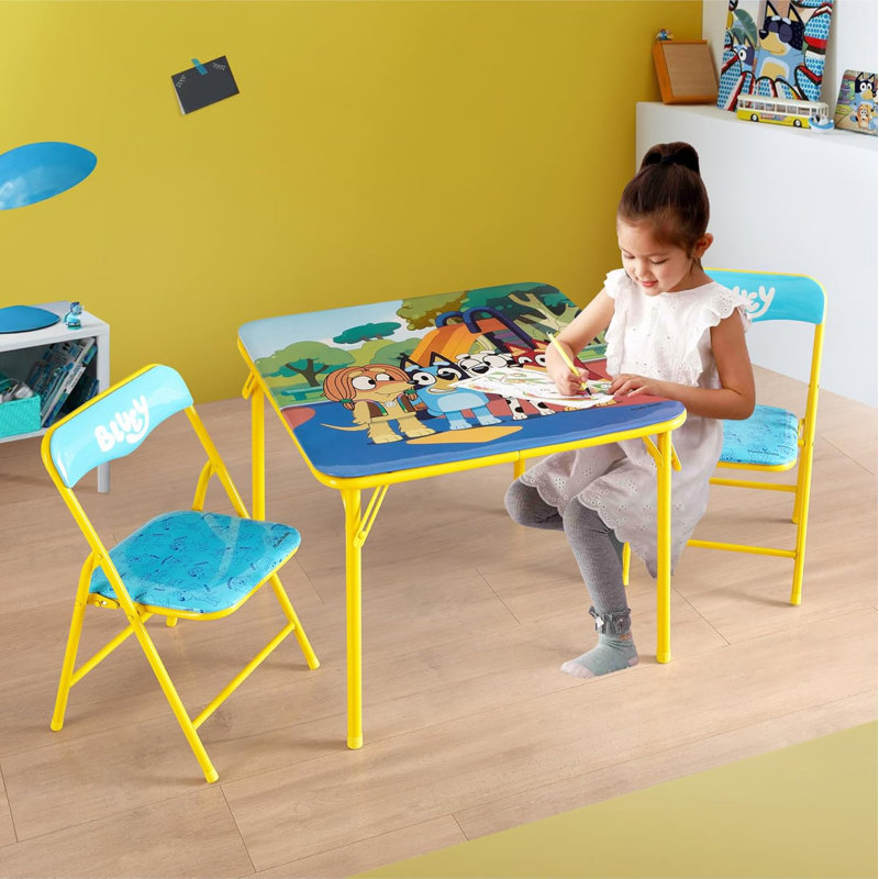  Ensemble de table et de chaises pour enfants Bluey