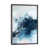Toile avec cadre gris