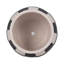 Sagebrook Home 8" Checkerboard Rounded Planter, Black/White-1671425975