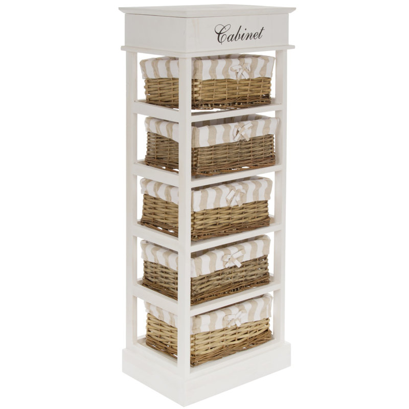 Sherree Solid Wood 38 cm W Chest of Drawers