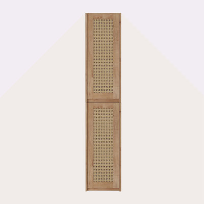 Armoire de salle de bain latérale, portes à fermeture douce, conception à fixation flottante, (emballage KD)