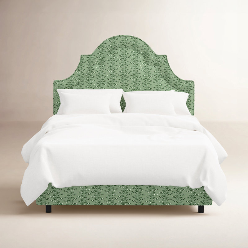 Marion Bed In Climbing Vines Green, Twin, Climbing Vines Green
