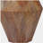 Pringle Natural Brown solid octagonal mango wood side table-849159557