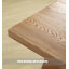 Table de salle à manger rectangulaire en bois massif Nordic-110652588