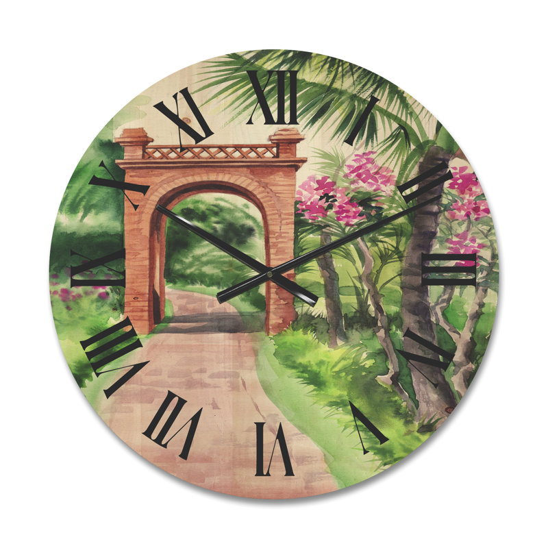 Horloge murale Gate, Moyen