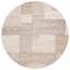 Tapis ivoire / beige en laine / coton touffeté à la main Sigrith-98674037