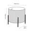 Staudt Wood and Metal Storage Side Table