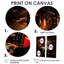Art mural sur toile «Casino Royale Blackjack II»-94741644-94741647-94741648