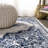 Alhambra Ornate Medallion Modern Light Blue/Ivory Rug-55434097