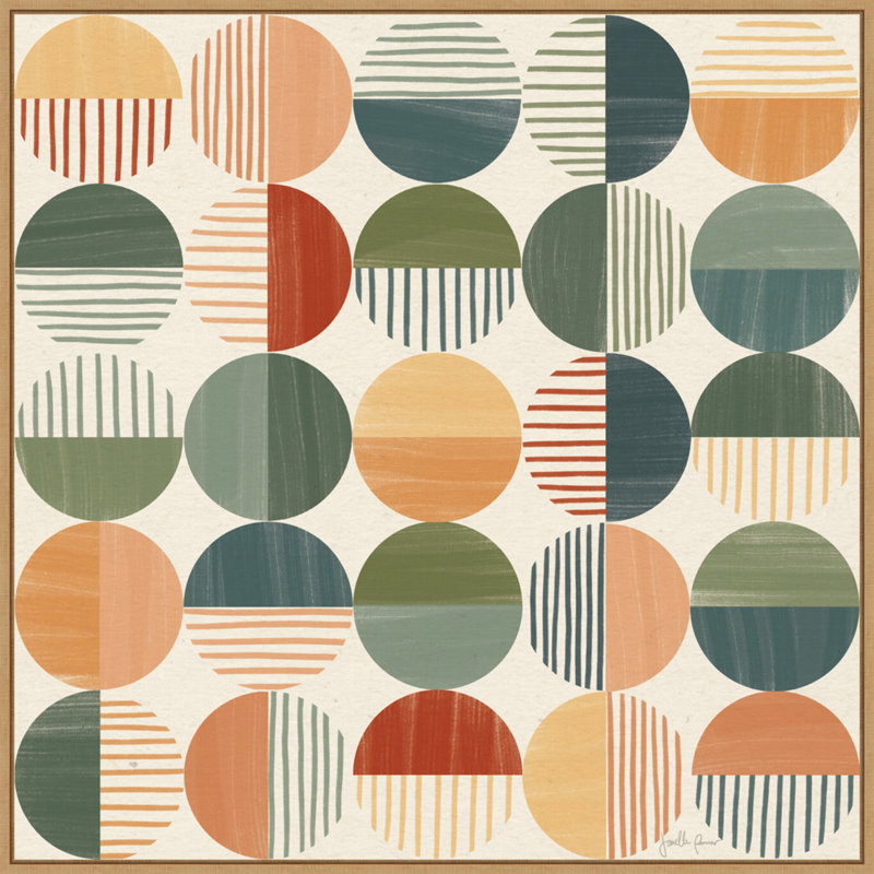 «Fonza Born To Roam Pattern II» par Janelle Penner, impression sur toile, H 30 po x l 30 po x P 2 po