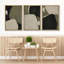 «Mid Century Modern Green Color Block Shapes Abstract Art Decor Chic Room Office», 3 pièces-100781018-100781020