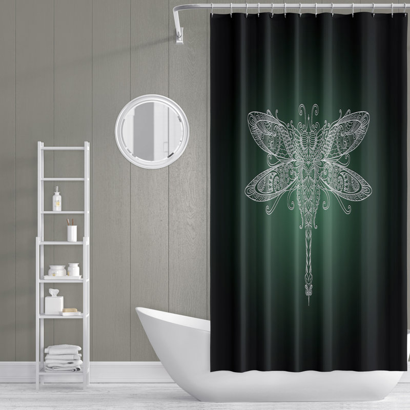 Rideau de douche simple, H 93 po x l 70 po