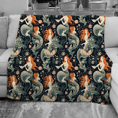  Mermaid Fleece Blanket