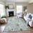 Premium Machine Washable Elize AMF1500 Floral Rug-1687290246
