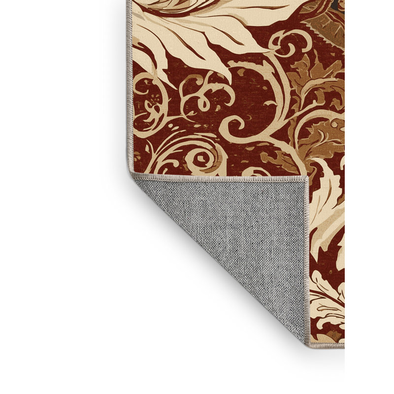 Tapis oriental classique lavable à la machine en brun - beige, 2 x 5