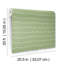 Papier peint rayé vert Wiggle Line-930224797