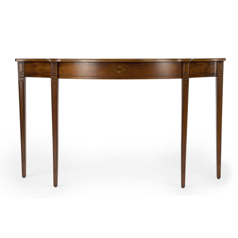 Chester Console Table, 32" H x 54" W x 15" D, Olive Ash Burl