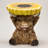 Highland Cow Stool with Sunflower Top