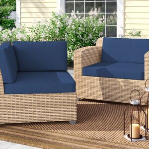 Rochford 14 Piece Outdoor Lounge Chair Cushion Set(incomplete, 2 cushion of chair only )